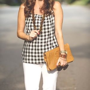 LOFT Gingham Tank